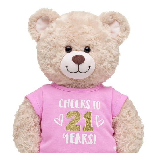 Online Exclusive Cheers to 21 Years T-Shirt | Shop at Build-A-Bear® - US 0494