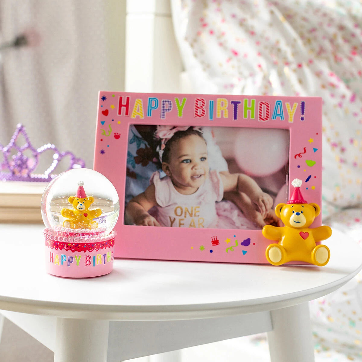 Build-A-Bear® Happy BEARthday! Pink Waterball - US 6616