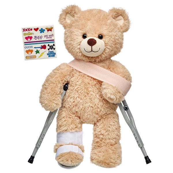 Silver Crutches Set 5 pc. for Stuffed Animals | Build-A-Bear® - US 0411