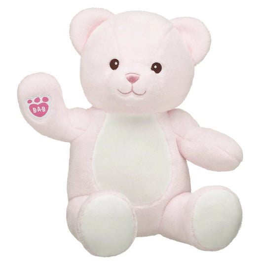 Baby Pink Teddy Bear with Gifting Bow | Build-A-Bear® - US 7895