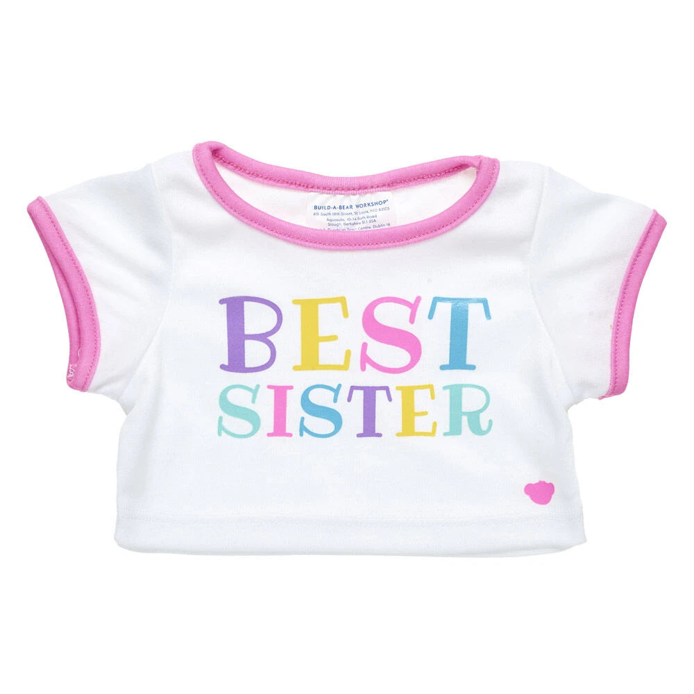 Pastel Swirl Kitty Stuffed Animal "Best Sister" Gift Set | Build-A-Bear® - US 8871