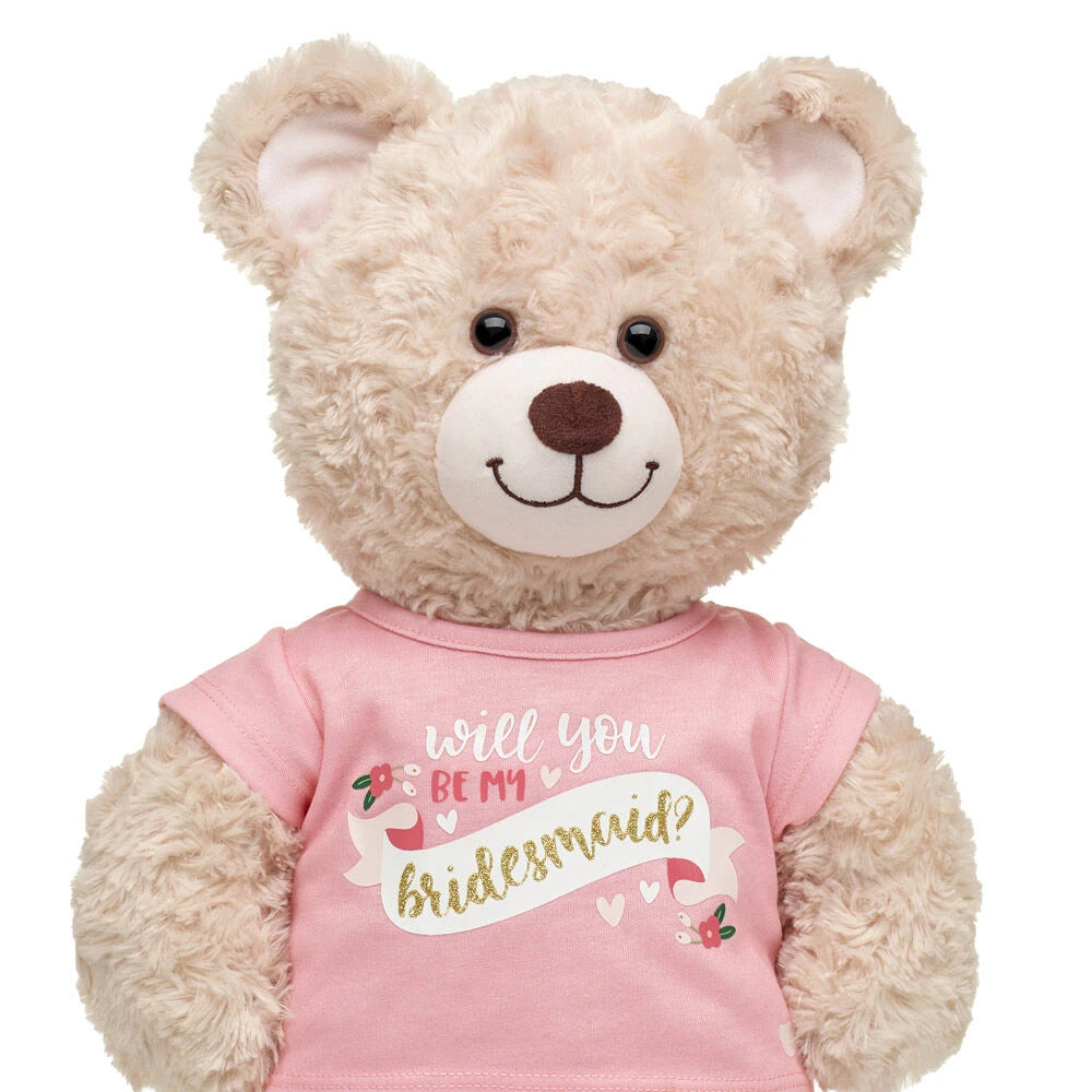 "Will You Be My Bridesmaid?" T-Shirt for Stuffed Animals | Build-A-Bear® - US 2446