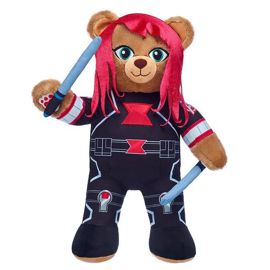 Marvel Black Widow Inspired Teddy Bear | Build-A-Bear® - US 2637