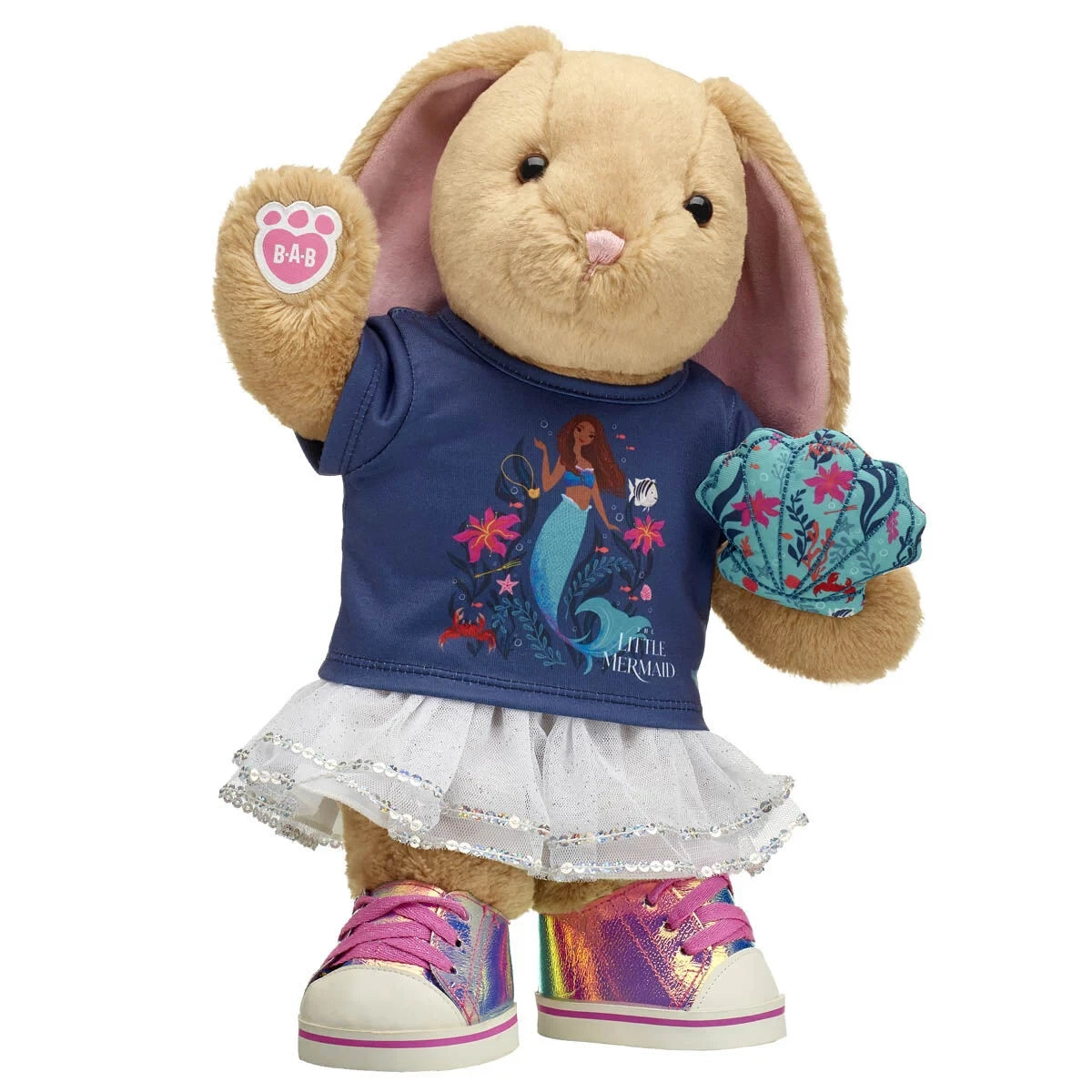 Disney The Little Mermaid Shell Wristie for Stuffed Animals | Build-A-Bear® - US 6456