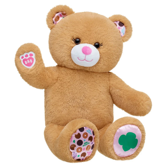 Girl Scout Cookie Teddy Bear Hoodie Gift Set w/ Bows | BAB - US 6210