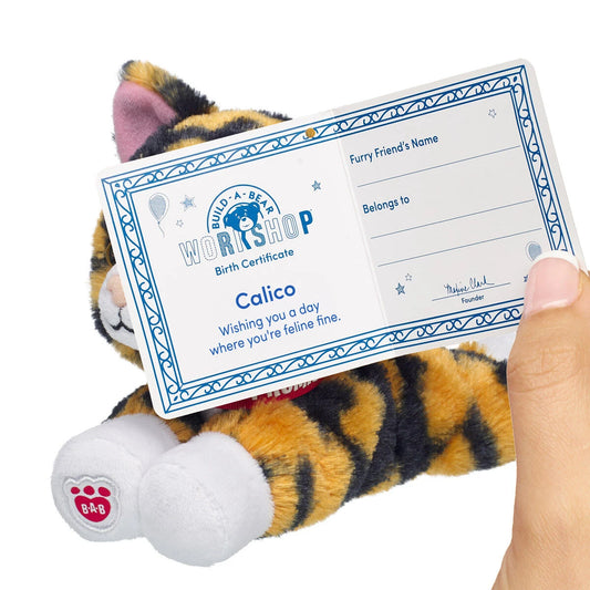 Build-A-Bear Mini Beans Promise Pets Calico Stuffed | BAB - US 7037