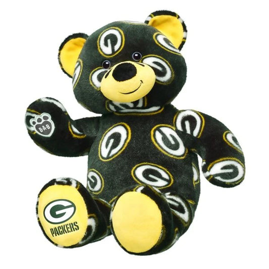 Green Bay Packers Fan Hat Teddy Bear Gift Set - US 6658
