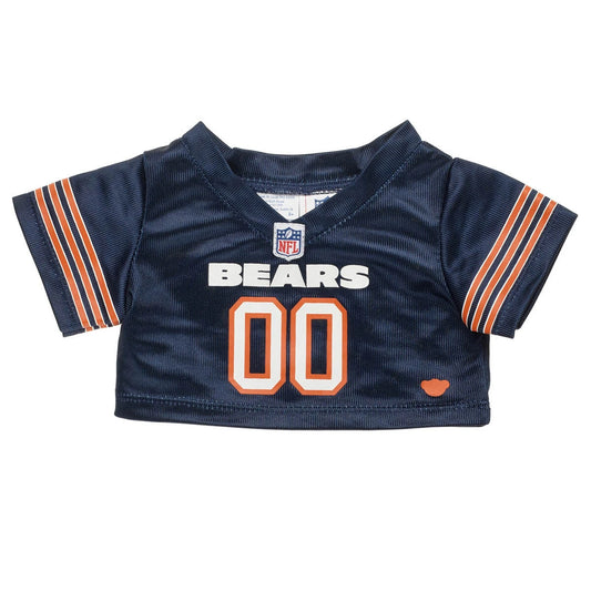 Chicago Bears Teddy Bear Fan Hat and Football Gift Set - US 7716