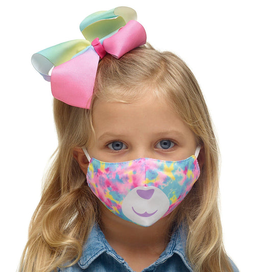 Child-Size Tie-Dye Bear Face Mask | Build-A-Bear® - US 0039
