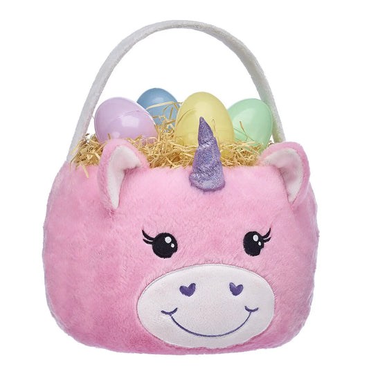 Pink Unicorn Basket for Stuffed Animals | Build-A-Bear® - US 6780