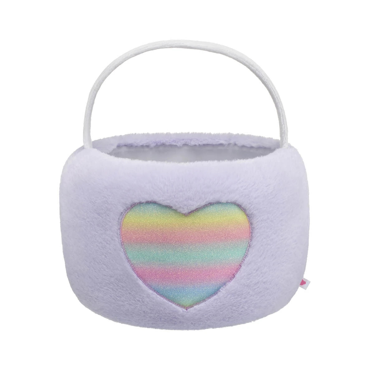 Purple Pastel Heart Easter Basket for Stuffed Animals | Build-A-Bear® - US 5583