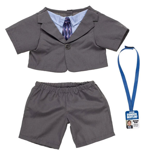 The Office Michael Scott Costume for Stuffed Animals | Build-A-Bear® - US 8740
