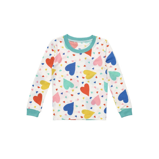 Build-A-Bear Pajama Shop™ Colorful Hearts PJ Top - Toddler and Youth - US 1228