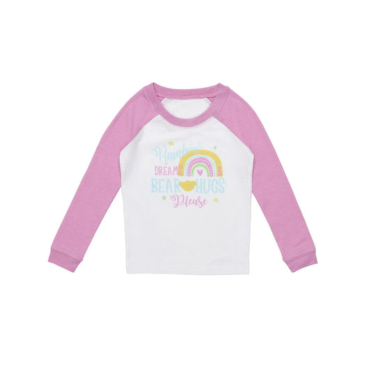 Build-A-Bear Pajama Shop™ Rainbow Dreams & Bear Hugs Please PJ Top - Toddler & Youth - US 6668