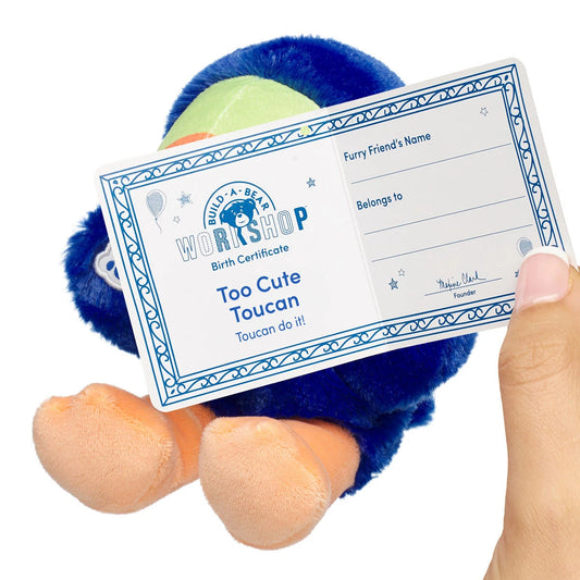 Build-A-Bear Mini Beans Too Cute Toucan Stuffed | BAB - US 3040