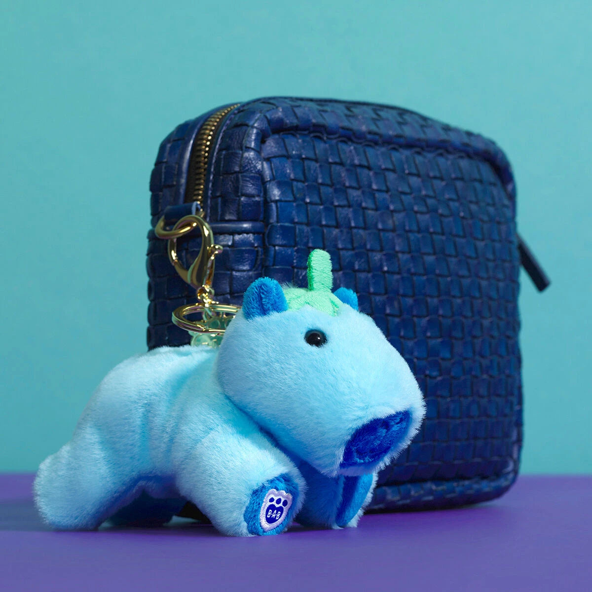 Blueberry Capybara Bag Charm | Build-A-Bear - US 9117