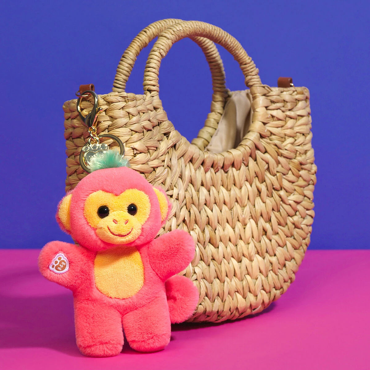 Mango Monkey Bag Charm | Build-A-Bear - US 6879