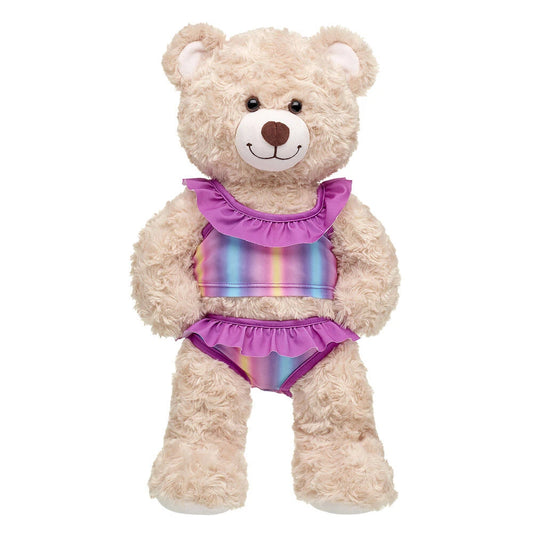 Two-Piece Rainbow Bikini for Stuffed Animals | Shop at Build-A-Bear® - US 0691