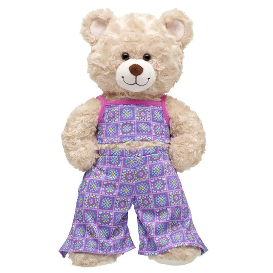 Plush Purple Crochet Jumpsuit Set for Stuffed Animals | Build-A-Bear® - US 7301