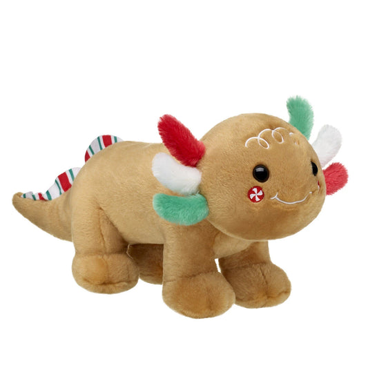 Gingerbread Axolotl Stuffed Animal - US 3044