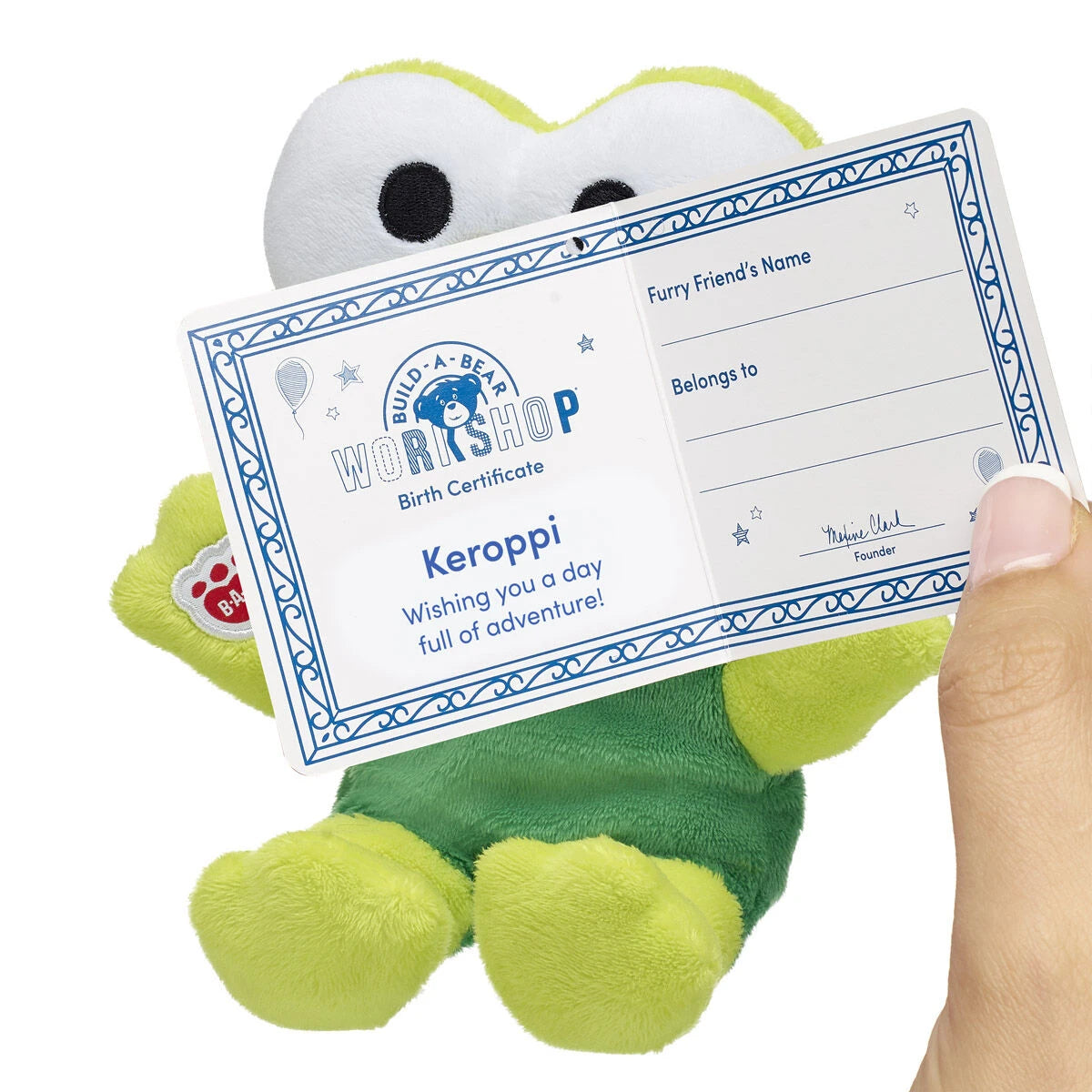 Mini Beans® Hello Kitty® and Friends Keroppi™ Plush | Build-A-Bear - US 7416