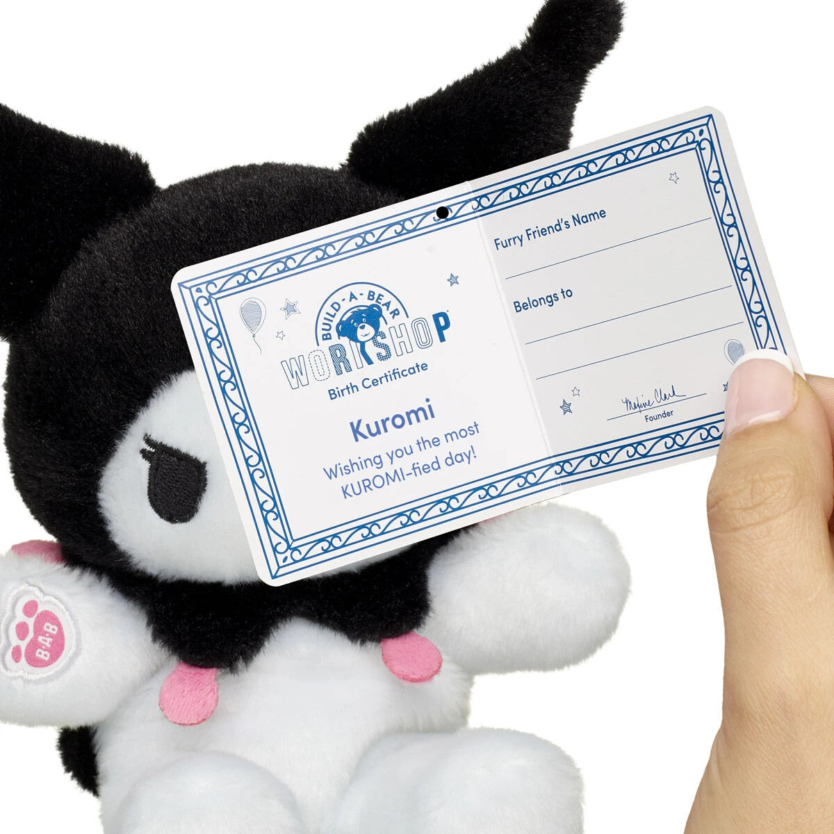Hello Kitty® and Friends Mini Kuromi™ Plush | Build-A-Bear® - US 5150