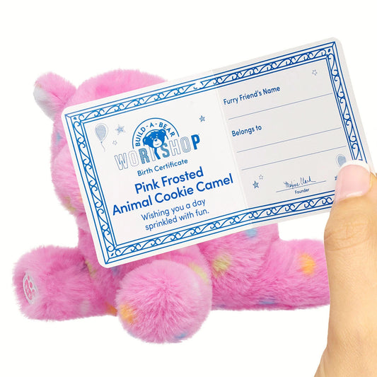 Build-A-Bear Mini Beans Pink Frosted Animal Cookie | BAB - US 6435