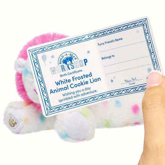 Build-A-Bear Mini Beans White Frosted Animal Cookie | BAB - US 3596