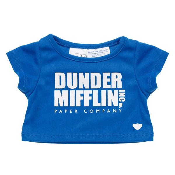 The Office Dunder Mifflin T-Shirt for Stuffed Animals | Build-A-Bear® - US 5036