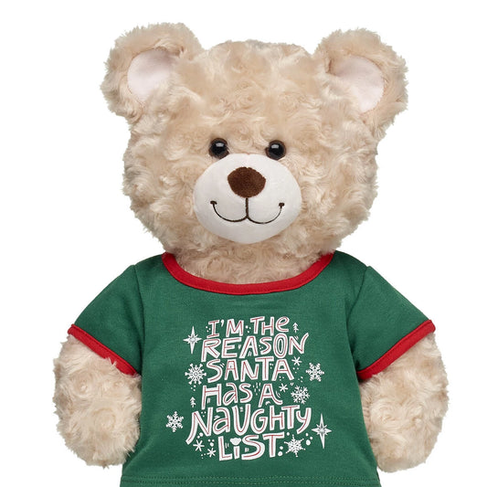 "Glisten and the Merry Mission" Naughty List T-Shirt | Build-A-Bear® - US 7998
