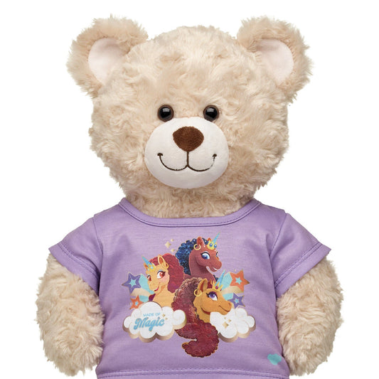 Afro Unicorn® Plush "Made of Magic" T-Shirt | Build-A-Bear® - US 4410