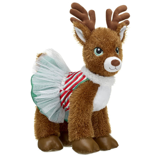 Faux Fur Holiday Dress for Stuffed Animals | Build-A-Bear® - US 4154
