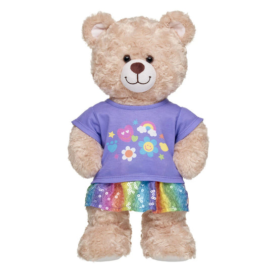 Rainbow Smiles Skirt Outfit | Build-A-Bear - US 6564