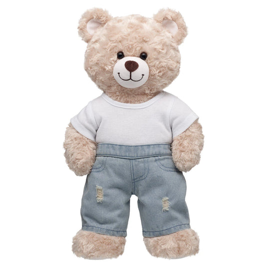 Distressed Light Denim Jeans | Build-A-Bear - US 0435