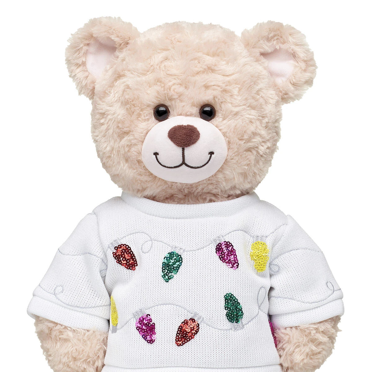 Tipsy Elves Sequin Lights Ugly Christmas Sweater for Stuffed Animals | Build-A-Bear® - US 4201