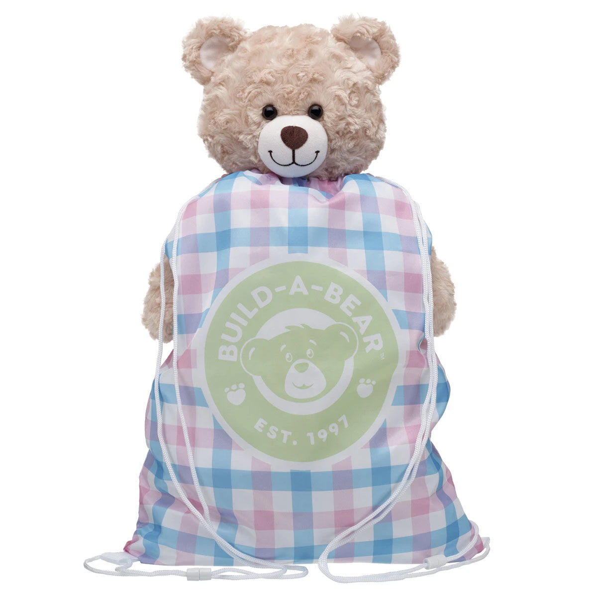 Spring Gingham Toy Bear Carrier | Build-A-Bear - US 3384