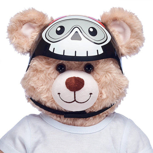 Black Skull and Flames Helmet for Stuffed Animals | Build-A-Bear® - US 2650