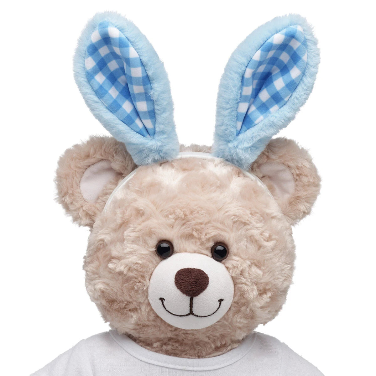 Blue Gingham Bunny Ears Headband | Build-A-Bear - US 0326