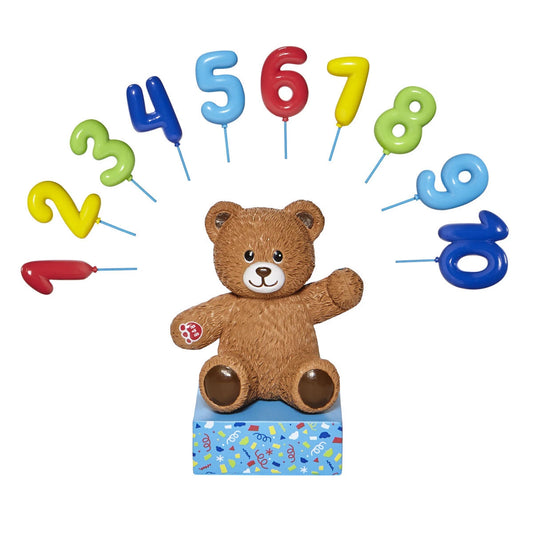 Build-A-Bear® Brown Bear Base with CeleBEARate Balloon Inserts (1-10) - US 0465