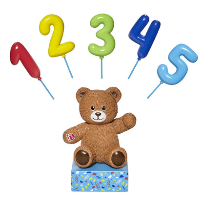 Build-A-Bear® Brown Bear Base with CeleBEARate Balloon Inserts (1-5) - US 7534