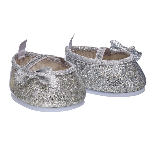 Silver Sparkle Bow Flats for Stuffed Animals | Build-A-Bear® - US 2997