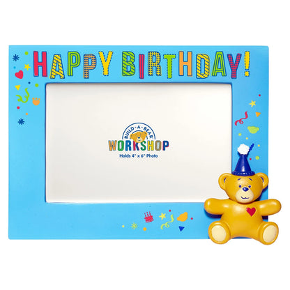 Build-A-Bear® Happy BEARthday! Blue Photo Frame - US 6896