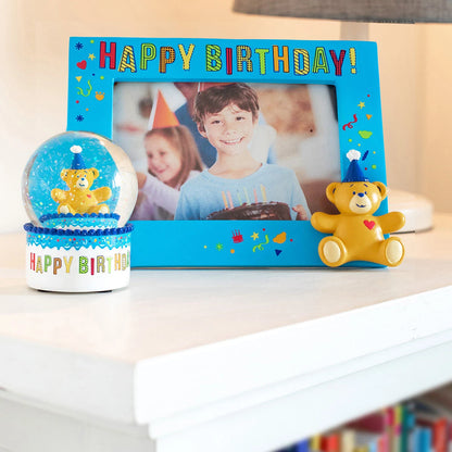 Build-A-Bear® Happy BEARthday! Blue Photo Frame - US 6896