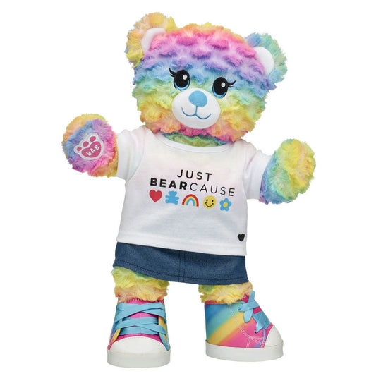 Rainbow Party Teddy Bear "Just Bearcause" Gift Set | Build-A-Bear® - US 9269