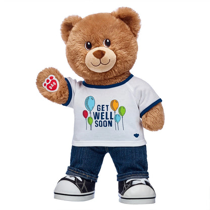 Lil' Cub® Brownie Teddy Bear "Get Well Soon" Gift Set | Build-A-Bear® - US 8136
