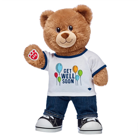 Lil' Cub® Brownie Teddy Bear "Get Well Soon" Gift Set | Build-A-Bear® - US 4757