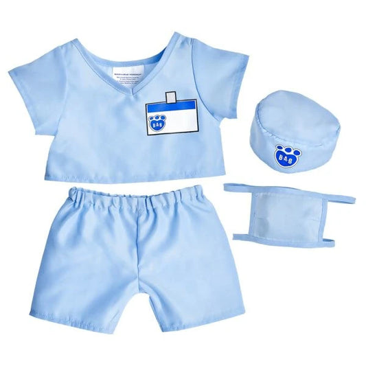 Blue Scrubs 4 pc. for Stuffed Animals | Build-A-Bear® - US 3026
