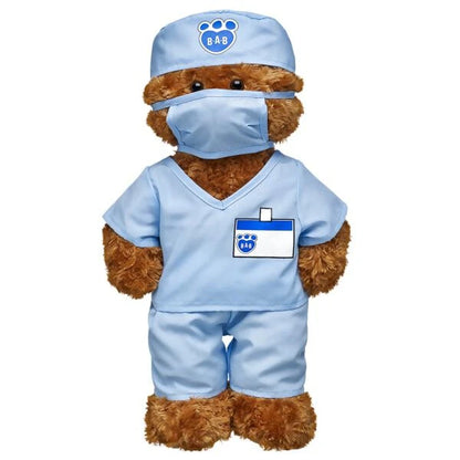 Blue Scrubs 4 pc. for Stuffed Animals | Build-A-Bear® - US 3026