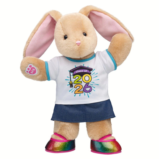 Pawlette Bunny Plush Class of 2026 Graduation Gift Set | Build-A-Bear - US 2730