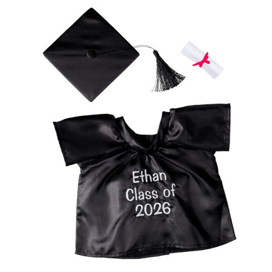 Personalized Embroidered Black Graduation Set | Build A Bear - US 4800
